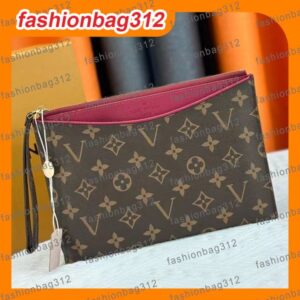 designer wallet handbag luxury Bags high quality zippered card holder monogram clutch bag Checkbook credit card slot passport holde wallets for men and women