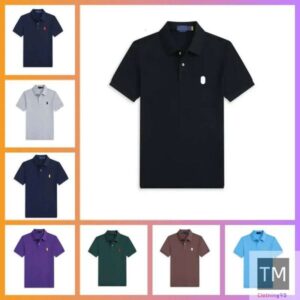 Ralf Lauert Designer Fashion Short Sleeved T Mens Women Cotton Small Pony ness Polo Shirt Summer Business Casual Tshirt