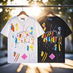 T- shirt Summer high quality clothing brand designer tshirts and women's casual Men's printed letter short sleeve round neck men's fashion T-shirt Top Tee size S-XXL