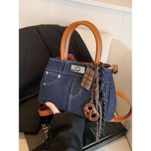 Denim pants handbag tote bag crossbody bag