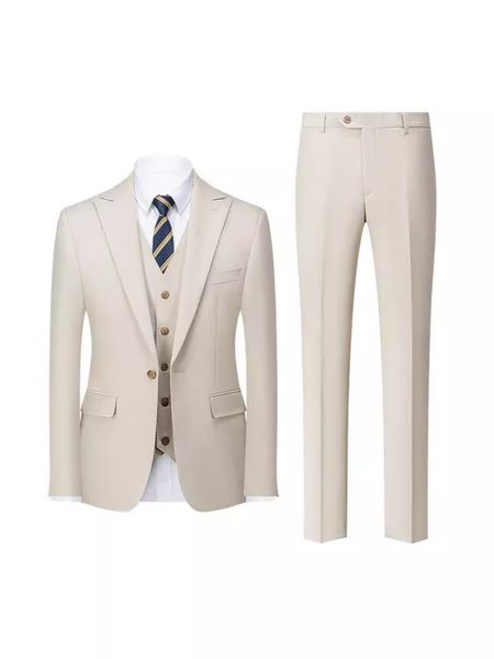 H400 Men's suits casual business formal slim fit groomsmen wedding dress