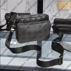 Men and Women Fashion Casual Shoulder Bags TRIO 3 Piece Sets Pouches Long Wallets Small Wallet Crossbody bags Cosmetic Bag Briefcase GGs Louiseity 1 Viutonity LVS