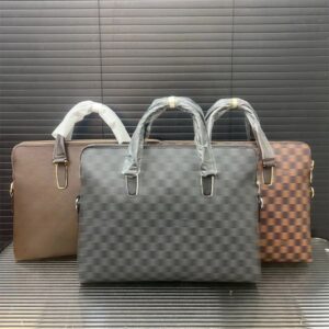 Briefcases men Bag Fashion Business Briefcase For Men Pattern Leather Zipper Classic Versatile Handbag 28*38cm Laptop Casual Shoulder Bags