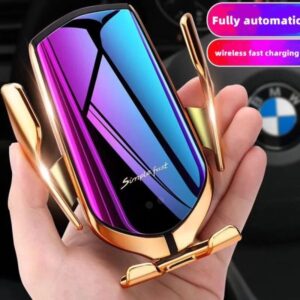 Universal Car Phone Holder Wireless Charging Bracket Intelligent Auto Induction Fast Charging Air Vent Mount for Mobile Phones