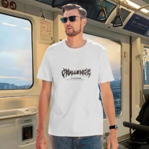 DIY Classic Letter Men Hip Hop Street Man T Shirt Breathable Short Sleeve Summer