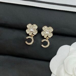 Luxury Earrings Brand Diamond Dangle Earrings Designer Jewelry Letter Earring Wedding Party Gifts