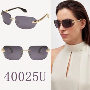 womens luxury frameless color changing sunglasses high quality outdoor sun visors designer fashion metal frame one-piece sunglasses with box BV4425U