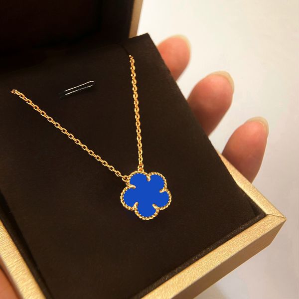 Luxury Gold Plated Necklaces Designer Necklace Four-leaf Clover Fashion Pendant Necklace Wedding Party Jewelry High Quality Jewelry With box