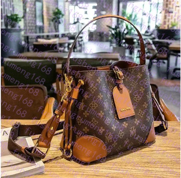 luxury designers NEONOE Bucket Women Shoulder Bags Embossed Purse Woman Tote Brand Letter Leather Handbags crossbody bag