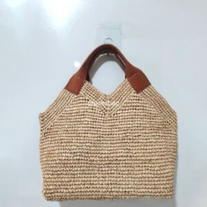 Designer Women's High Quality Instagram European and American Retro Practical Large Capacity Woven Bag Fashion Handbag Summer New Vacation Beach Bag