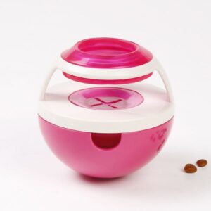Dog and Cat Puzzle Tumbler and Leaky Ball Toy Set for Fun and Training