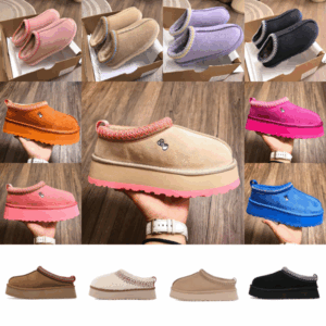 Size 35-44 Tasman Slippers Winter Boots Clogs Fur Slides Sheepskin Shearling Mules Women Men Ultra Mini Platform Boot Slip-on Shoe Suede Comfort Fall Winter Bootist