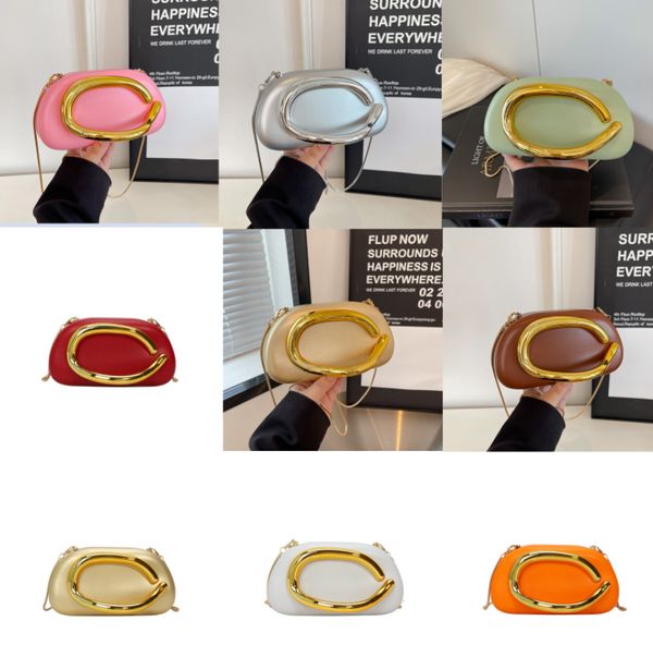 Clutch Bags Handbag Metal Decorative Handbag Personalized Evening Dress Chain Crossbody Bag