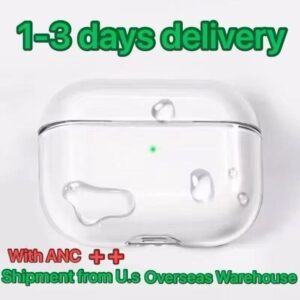 USA Stock For Apple Airpods Pro 2 3 4 Generation airpod 4 pro s Headphone Accessories Solid TPU Silicone Protective Earphone Cover Wireless Charging Shockproof Case