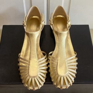 Luxury sandals for women classic designer shoes solid color hollow lettering fashion shoes summer outing pearl heels new Valentine's Day elegant vintage party shoes