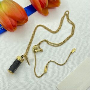 Designer Letter Necklace Brand Pendant 18K Gold Plated Necklace Copper Choker Chain Womens Luxury Jewelry Wedding Party Gift