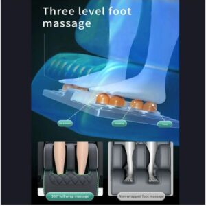 2025 Massage Chair 3-Year Warranty Full Body and Recliner Zero Gravity Shiatsu Heat Massage Chair White Airbag pressure