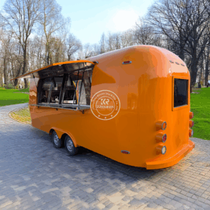 Concession Food Truck Fully Equipped Catering Trailer Large Customized Fast Food Truck OEM Pizza Trailer With Full Kitchen