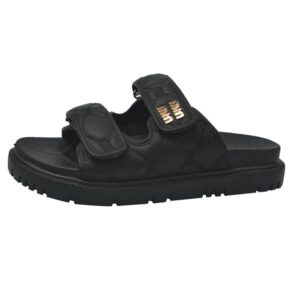 New Designer Sandals Women's Flat Sandals Black Beige Khaki Summer Outdoor Casual Sandals Stylish New Slippers