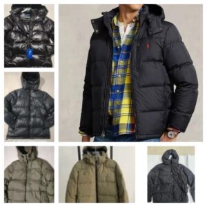 Free Shipping Mens Jacket Rallppelaaren 10A+ Designer Down Jackets Puffer Coat Polo Jacket Men Windbreaker Thick Warm Embroidered Hoody Coat