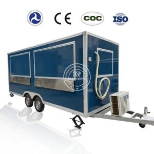 Full Equipment Food Trucks Coffee Cart Mobile Restaurant Bbq Customized Food Truck Trailer