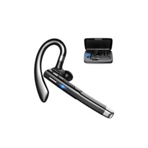 Ear-Hook Wireless Bluetooth Headset Rotating Noise Reduction Business Car Single Headset NFC Function Extra Long Battery Charging Box 525