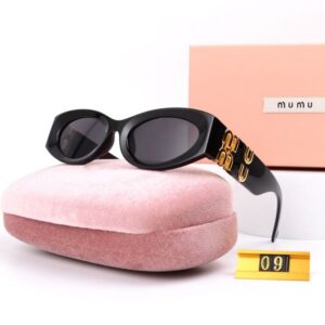 Oval Sunglasses Designer Sunglasses for Women Men Luxury Sunglass Hollow Letter Polarized Glasses Goggle Adumbral Womens Eyeglasses