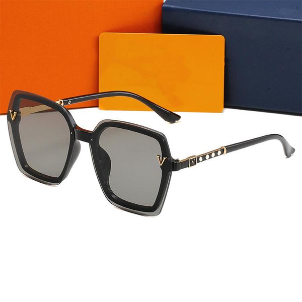 Womens Sunglasses Designer Sunglasses Thin Metal Frame Luxury Eyeglasses Oversized Sunglass Goggle Adumbral Fashion Polarized Glasses