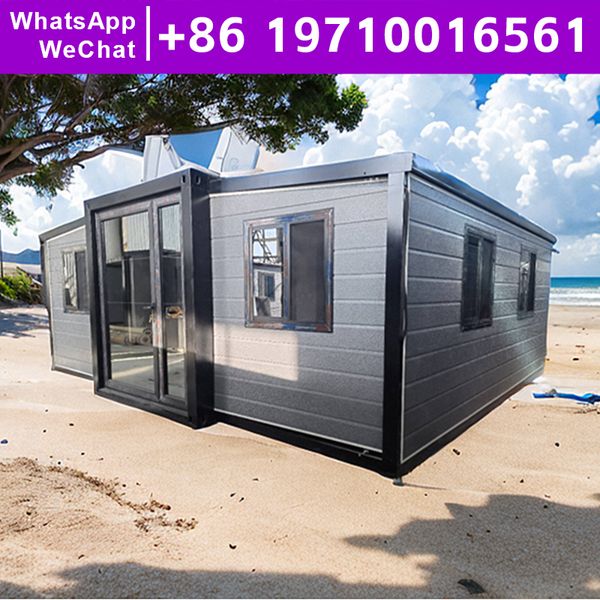 Modular Prefab Home House Tiny Houses for Living 2 Bedroom Wind Resistance High Quality Prefabricated Real House Capsule Outdoor