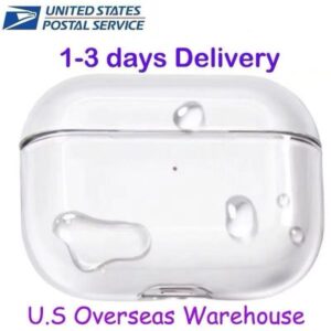 USA Stock For Apple AirPods 4 AirPods pro 2 3rd Headphone Accessories ai Silicone Protective Headphone Cover Headphone Silicone Case TPU HEAD