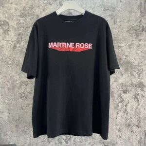 Hip Hop Oversized Classic 3D Red Print T-Shirt Men Women 1:1 Best Quality Casual T Shirt Black Tee With Tags