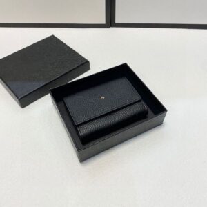 Designer bag Wallets Cowhide Leather Classic Card Holder Wallet Classic coin purse Mini Handbags Classic Clutch Bags Luxurys Purse Card Women Ccredit card slot 10cm