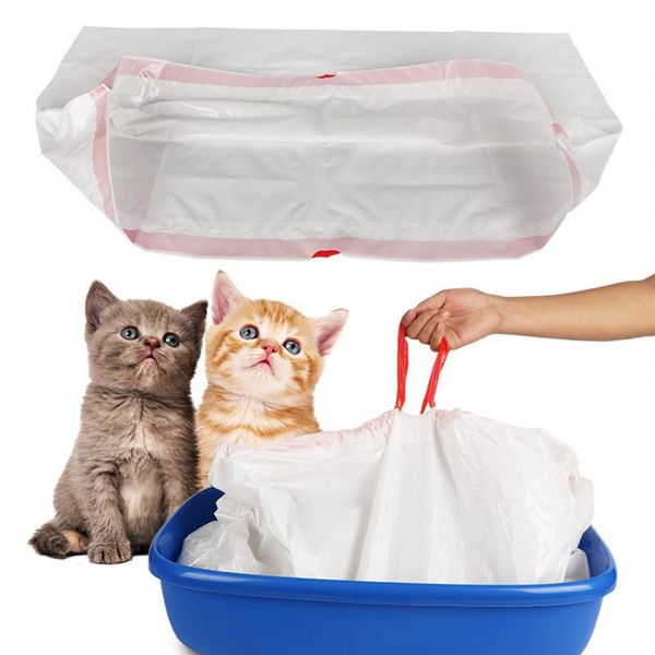 Easy Practical Litter Box Liners Easy-to-clean Pet Supplies for Kitten's Thick Cat Toilet Bag