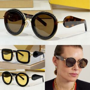 Luxury Woman oval shape Sunglasses LW40150 Mens casual brand sunglasses 100% UV resistant with gold decorative logo legs nylon lens design Man sunglasses LW40149