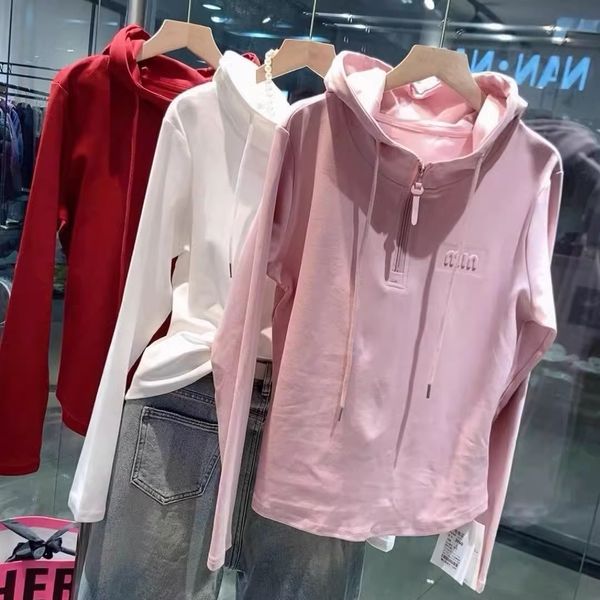 Chic Ladies' Cozy Hooded Zipped Cardigan