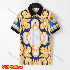 Designer Menswear Classic T Shirt Cotton Material Plaid Stripe Floral Embroidered Detail Soft Comfortable Asian Fit Daily Wear