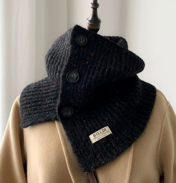 Korean blend windproof and warm scarf --84379