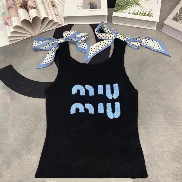 Camisole Womens clothes t shirt designer women sexy halter tops party crop top embroidered tank top spring summer backless shirt