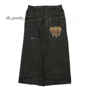 Jean JNCOS Mens fashion clothing Pantalones Hombre Streetwear Pants biker mens designer jeans Ripped Denim Shorts Baggy JORTS 2000s Y2K JNCO c72