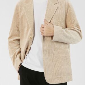 H555 men's loose casual jacket tops business suit