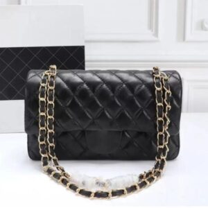 Designer Shoulder Chain Bag Clutch Flap Totes Bags Wallet Check Velour Thread Purse Double Letters Solid Hasp Waist Square Stripes Women Handbags A6-303