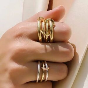 jewlery gold ring women spinelli kilcollin with Dia Ring Gothic Unisex rings overlapping designer jewelry gifts