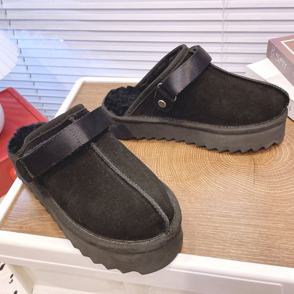 Luxury Fashion Goldenstar Clog Slides Designer Tasman Tazz Slippers Women Mens Mustard Seed Chestnut Platform Clogs Winter Snow Ultra Mini Boots Fur Slide Boots