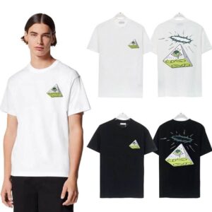 Fashion Mens T Shirts Women Designers T-shirts Tees Apparel Tops Mans Casual Chest Letter Shirt Luxurys Clothing Polos Sleeve Clothes Tshirts