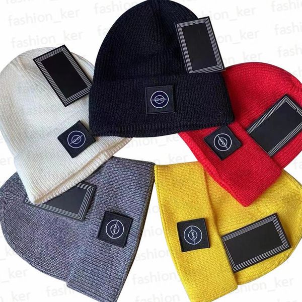 Stylish Winter Knitted Hat Designer Beanie Cap Warm Skull Caps for Man Woman 5 Colors