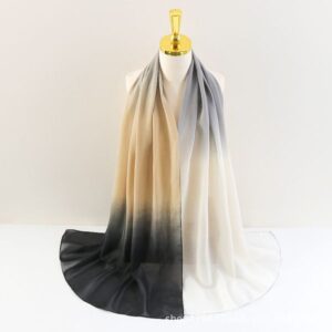 Spring chiffon gradient silk scarf –849072