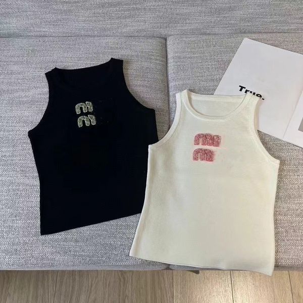 Designer womens tank top women crop tops vest sleeveless cotton wet tank top fashionable knitted camisole tees