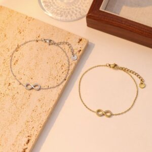 Sophisticated Contemporary Wrist Accessory: Elegant Metal Bezel Set Digitally-Inspired Charm for Everyday Wear