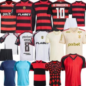Player Fans CR Flamengo Soccer Jerseys 2024 2025 2026 DANILO DE ARRASCAETA DE LA CRUZ GABI B.HENRIQUE DIEGO PEDRO GERSON L.ORTIZ 24 25 26 home away 3rd football