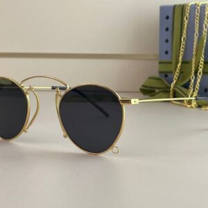 vintage brand retro designer sunglasses for women men womens sun glasses round punk rock design womans sunwear for woman man fashion cool chain eyewear